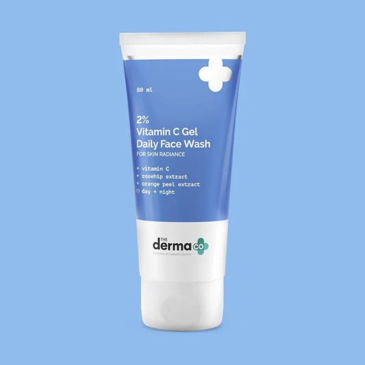 THE DERMA CO 2% VITAMIN C GEL DAILY FACEWASH 80ML