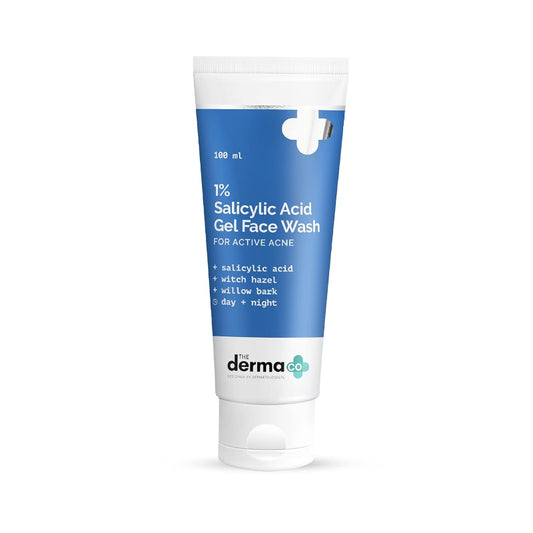 THE DERMA CO -1% SALICYLIC ACID GEL FACE WASH WITH SALICYLIC ACID & WITCH HAZEL