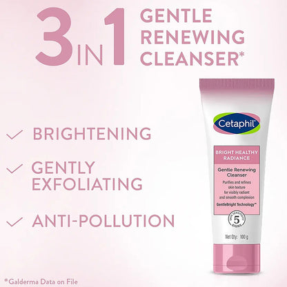 CETAPHIL BRIGHT HEALTHY RADIANCE GENTLE RENEWING CLEANSER