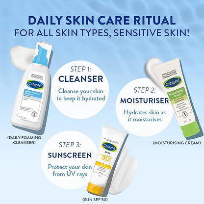 CETAPHIL GENTLE FOAMING CLEANSER FOR DRY TO NORMAL SENSITIVE SKIN