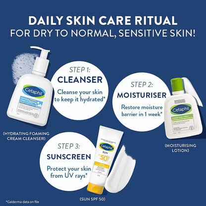 CETAPHIL HYDRATING FOAMING CREAM CLEANSER 236ML