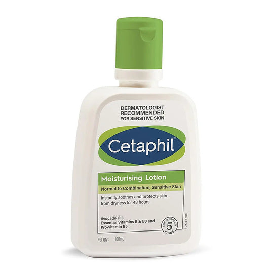 Tube of Cetaphil  Moisturising Lotion on a white background