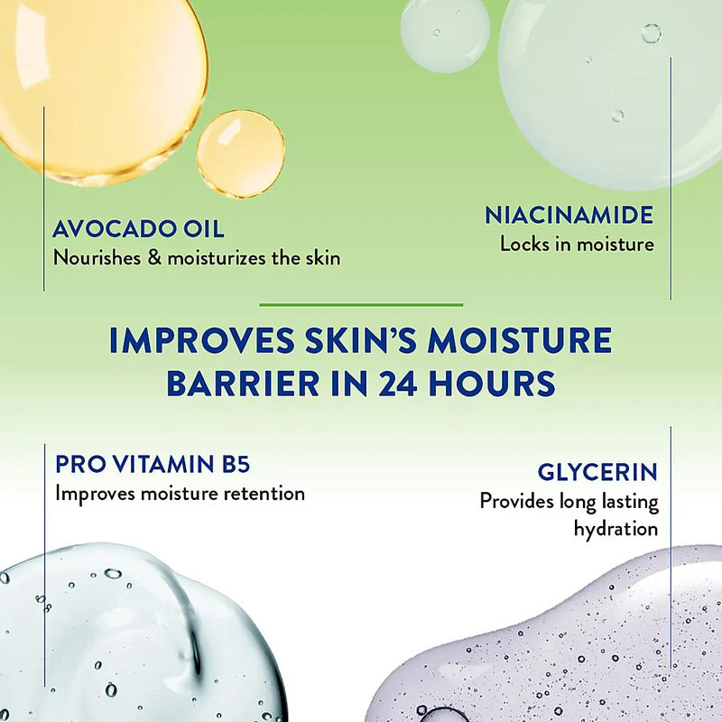 Details of the Cetaphil on green Background