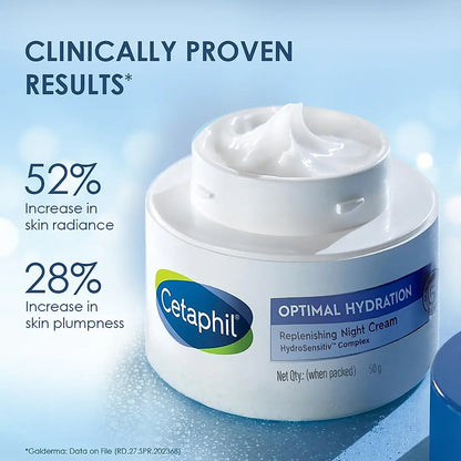 CETAPHIL OPTIMAL HYDRATION REPLENISHING NIGHT CREAM 50G