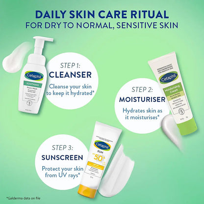 CETAPHIL SOOTHING FOAM WASH 200ML WITH CERAMIDES