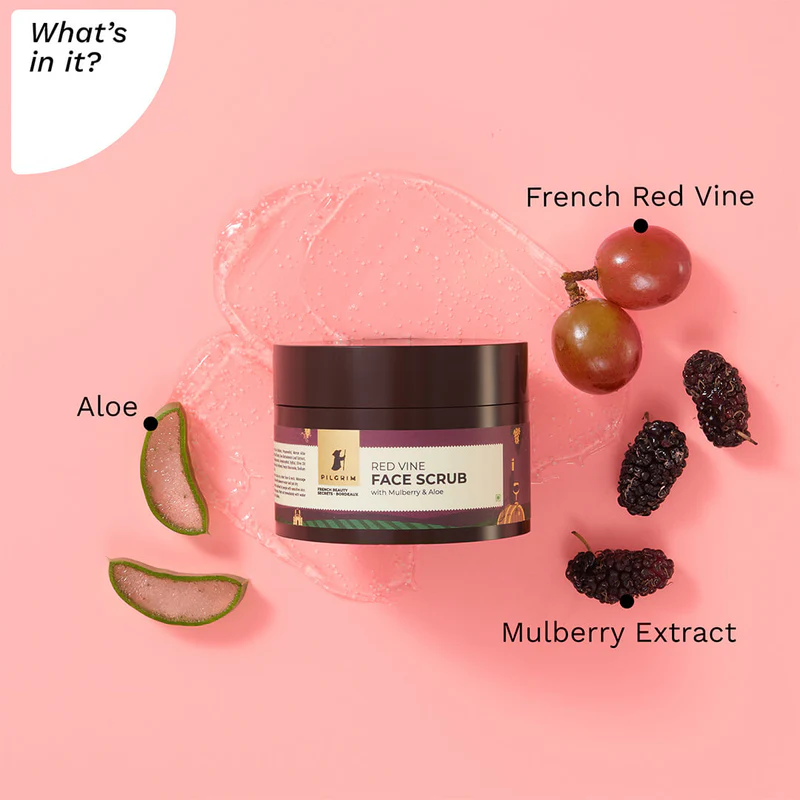PILGRIM RED VINE FACE SCRUB
