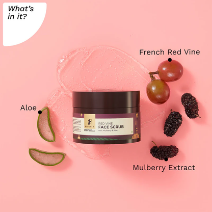 PILGRIM RED VINE FACE SCRUB