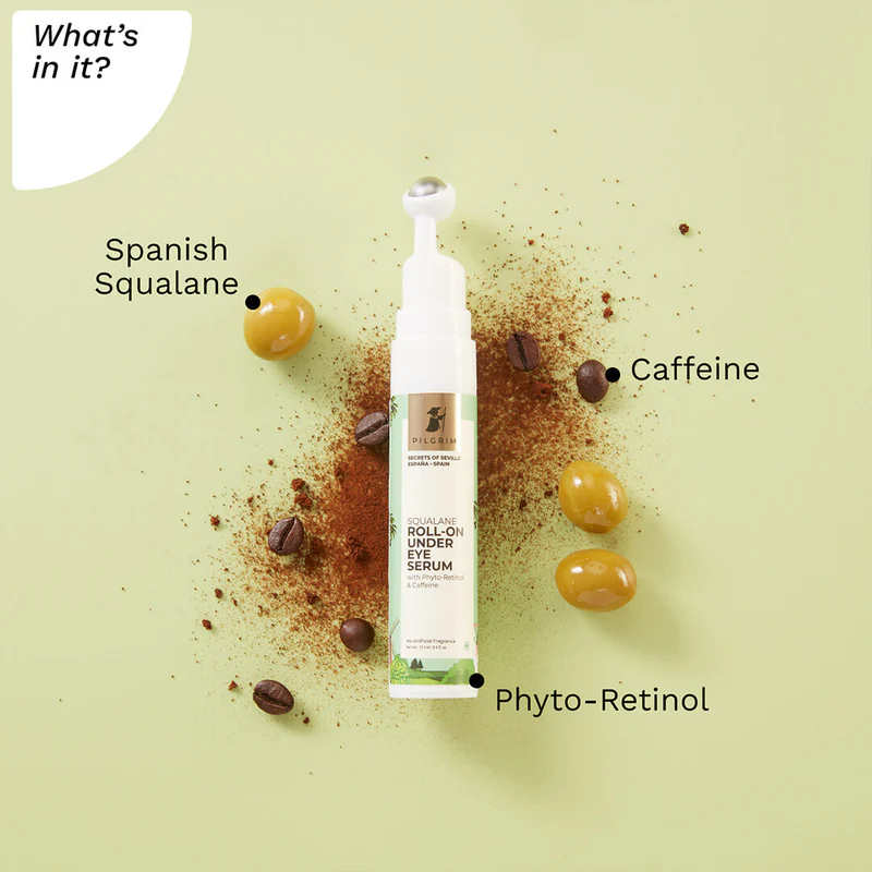 PILGRIM SQUALANE ROLL-ON UNDER EYE SERUM