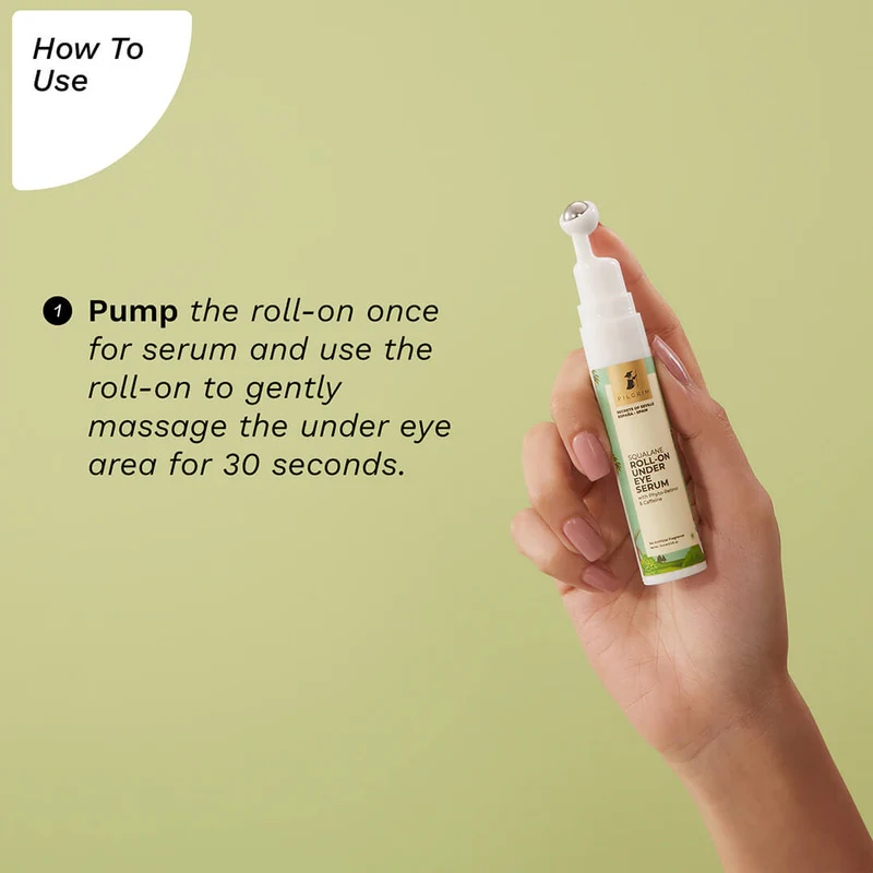 PILGRIM SQUALANE ROLL-ON UNDER EYE SERUM