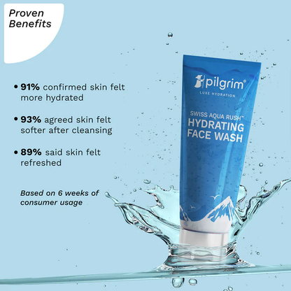 PILGRIM SWISS AQUA RUSH HYDRATING FACE WASH