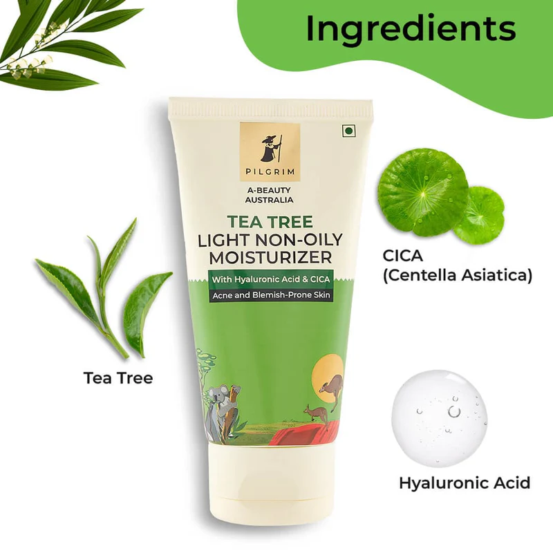 PILGRIM TEA TREE LIGHT NON OILY MOISTURIZER