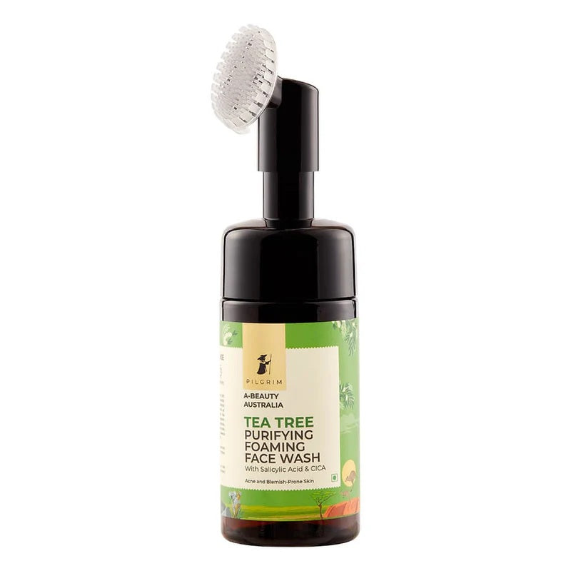 PILGRIM TEA TREE PURIFYING FOAMING FACE WASH