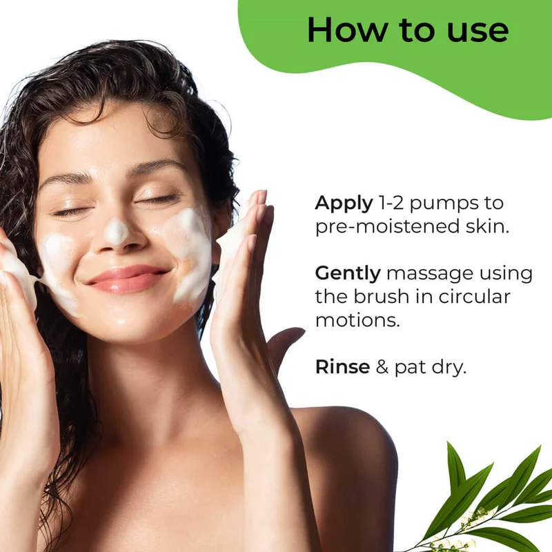 PILGRIM TEA TREE PURIFYING FOAMING FACE WASH