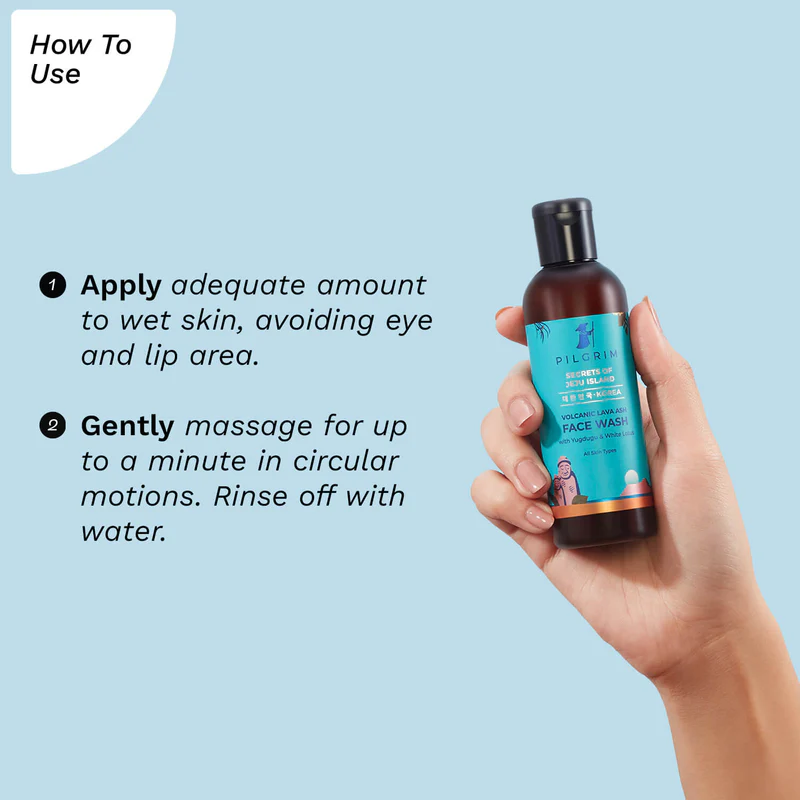 PILGRIM VOLCANIC LAVA ASH FACE WASH