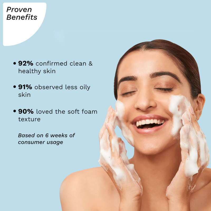 PILGRIM VOLCANIC LAVA ASH FOAMING FACE WASH W/BRUSH