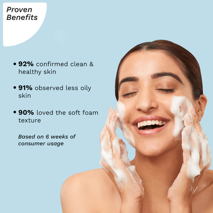 PILGRIM VOLCANIC LAVA ASH FOAMING FACE WASH W/BRUSH