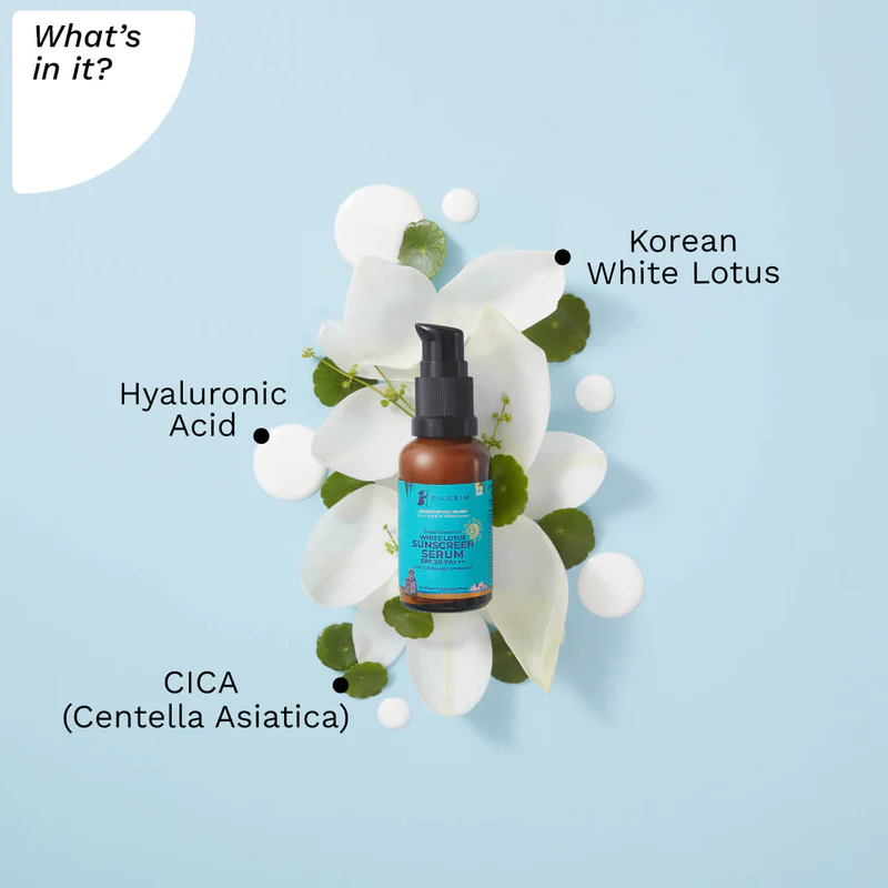 PILGRIM WHITE LOTUS SUNSCREEN SERUM